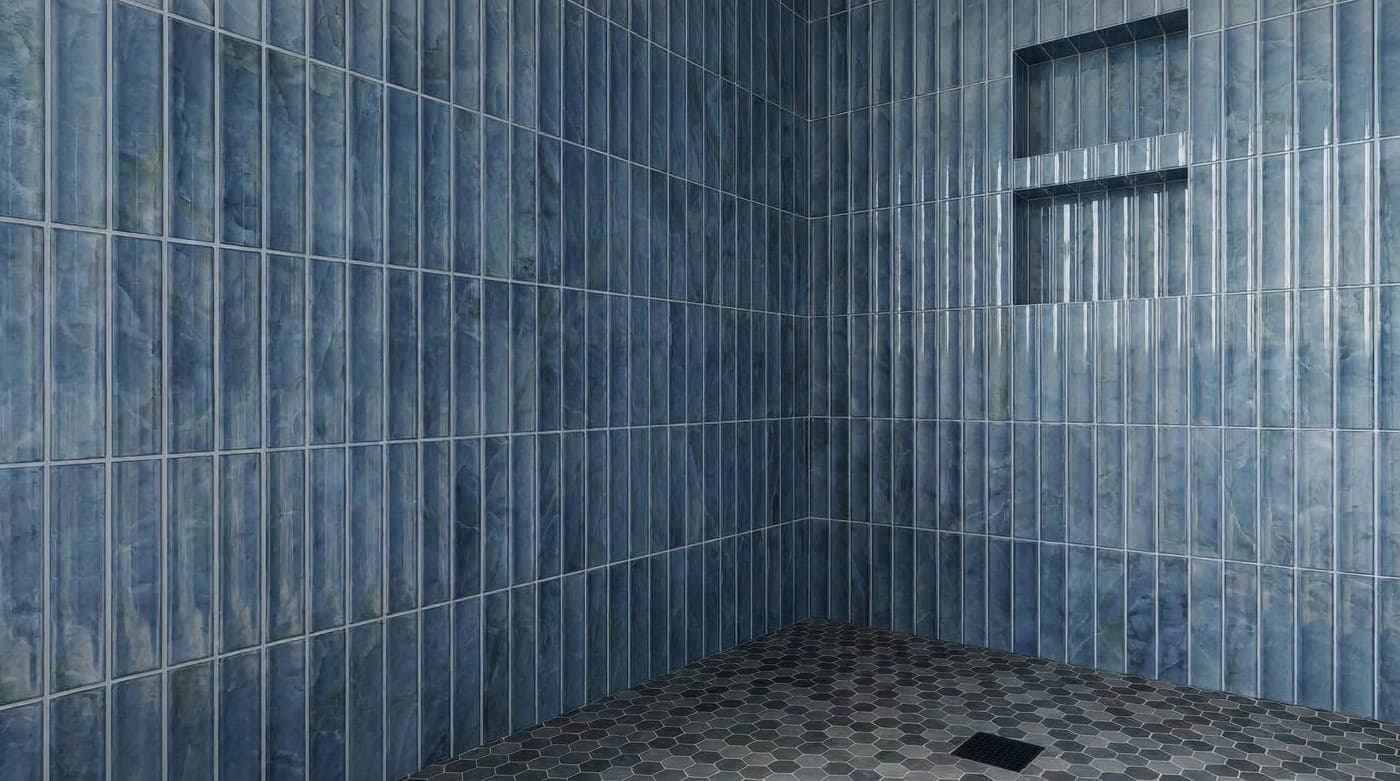 Cobalt shower room