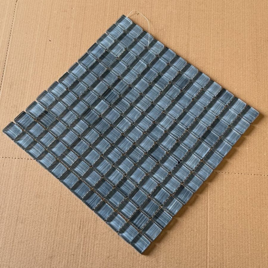 Steel Blue Glass Mosaic
